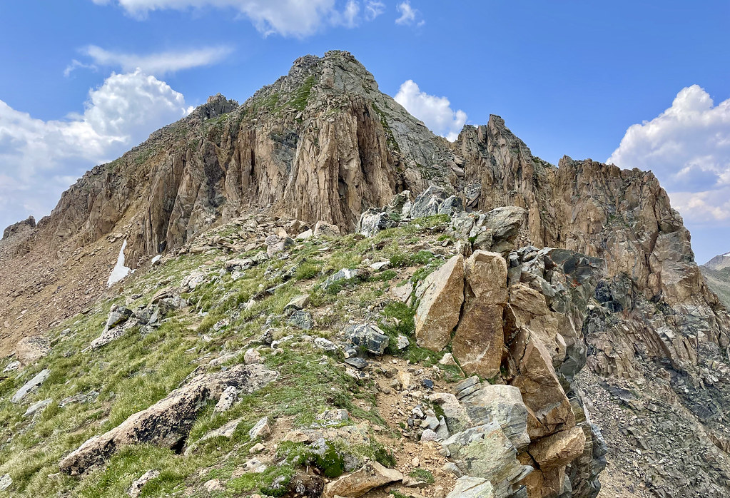 Solo Scrambling Above Herman Gulch